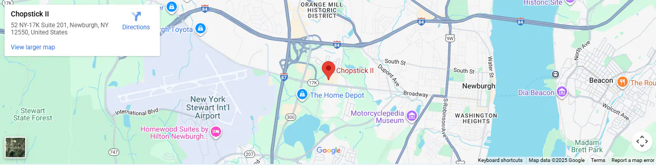 Location 52 NY-17K Suite 201, Newburgh, NY 12550, United States Location 52 NY-17K Suite 201, Newburgh, NY 12550, United States